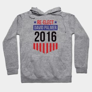 Re-Elect David Palmer 2016 (Badge) Hoodie